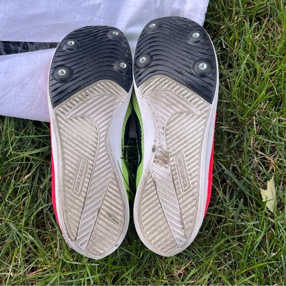 Nike Zoom Rival Distance Red Volt Running Spikes Shoes DC8725-601 Men's Size 9.5 - Picture 7 of 16